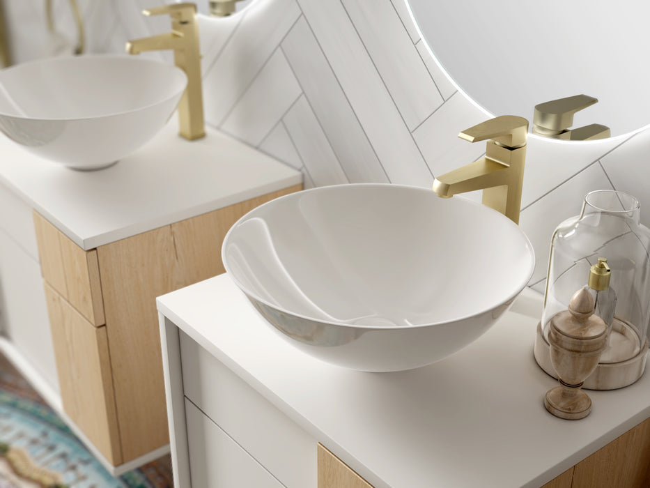 Banyetti Apolo 410mm Countertop Basin - White