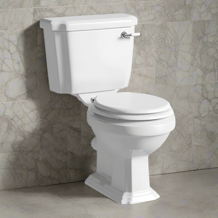 Kartell KVIT Astley Traditional Close Coupled WC Pan with Soft Close Seat