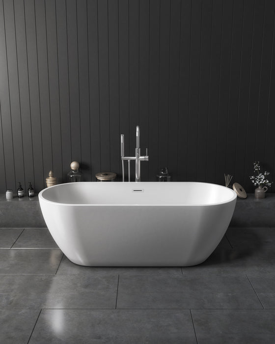 Kraft Formo 1650 x 700 Freestanding Acrylic Bath - White