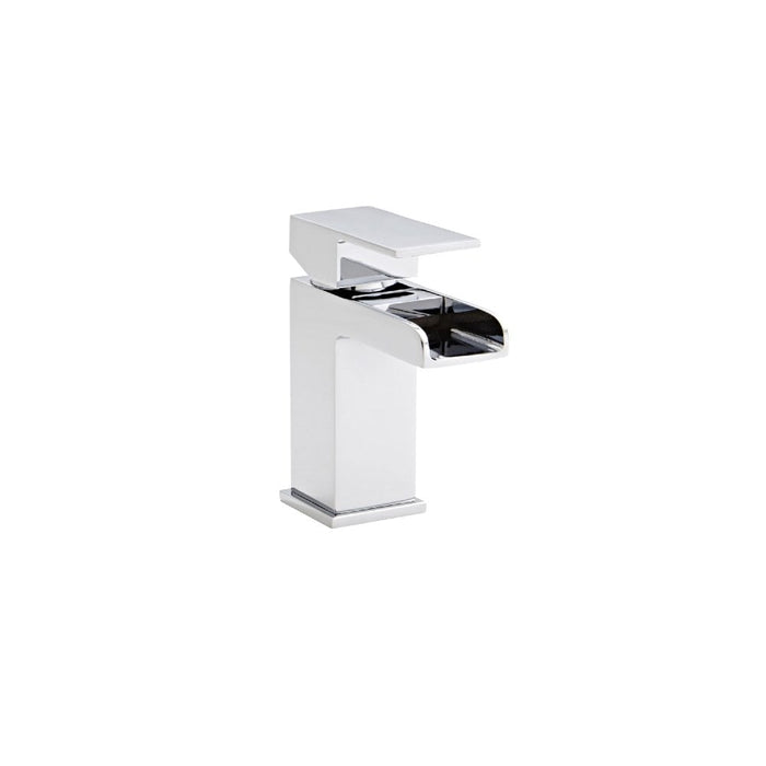 Kartell KVIT Phase Mini Mono Basin Mixer with Click Waste - Chrome