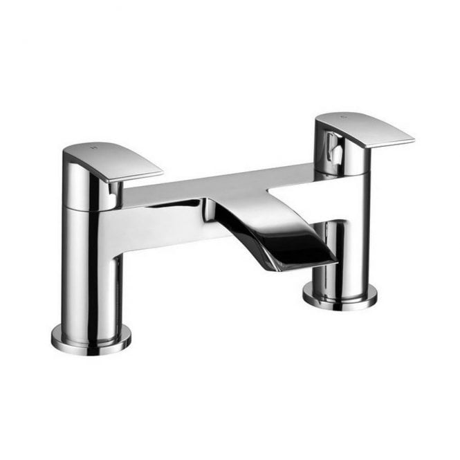 Kartell KVIT Curve Bath Filler - Chrome