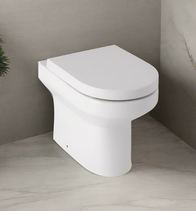 Kartell KVIT Bijoux Back to Wall WC Pan with Soft Close Seat