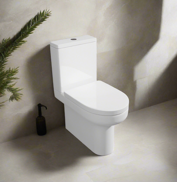 Kartell KVIT Bijoux Close Coupled Back to Wall WC Pan with Soft Close Seat