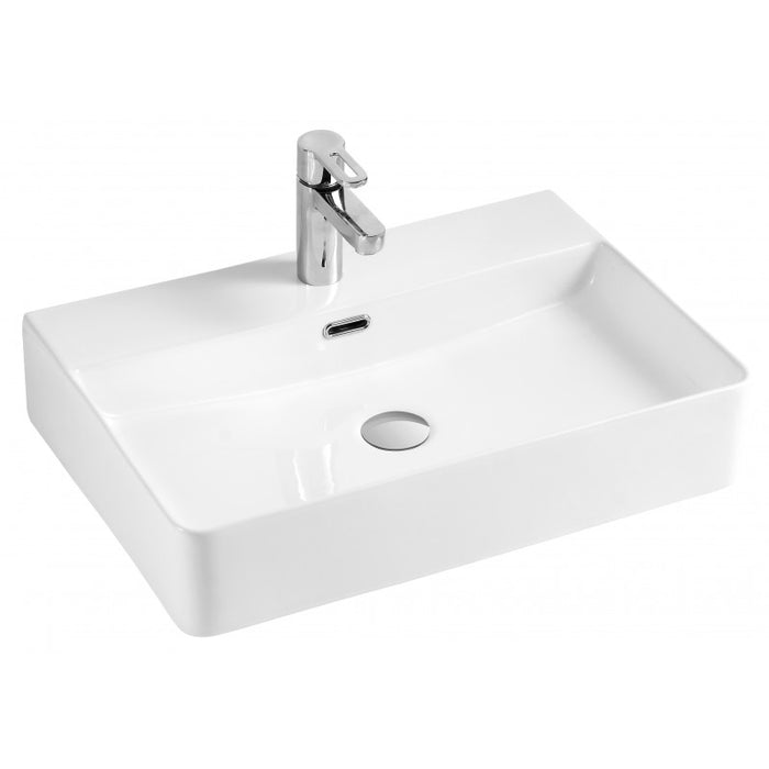 Kartell KVIT Essential 600mm Countertop Basin - White