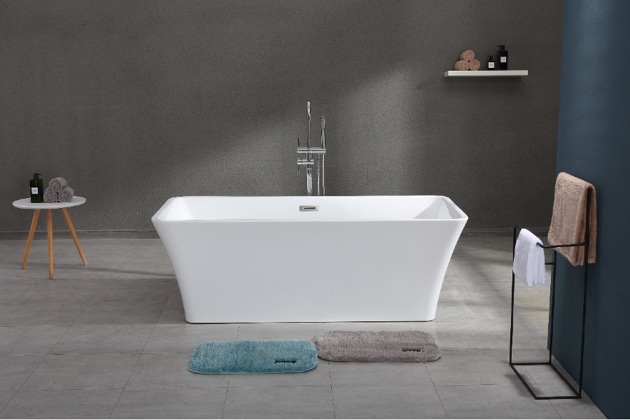Banyetti Elle 1700 x 800 Freestanding Acrylic Bath - White
