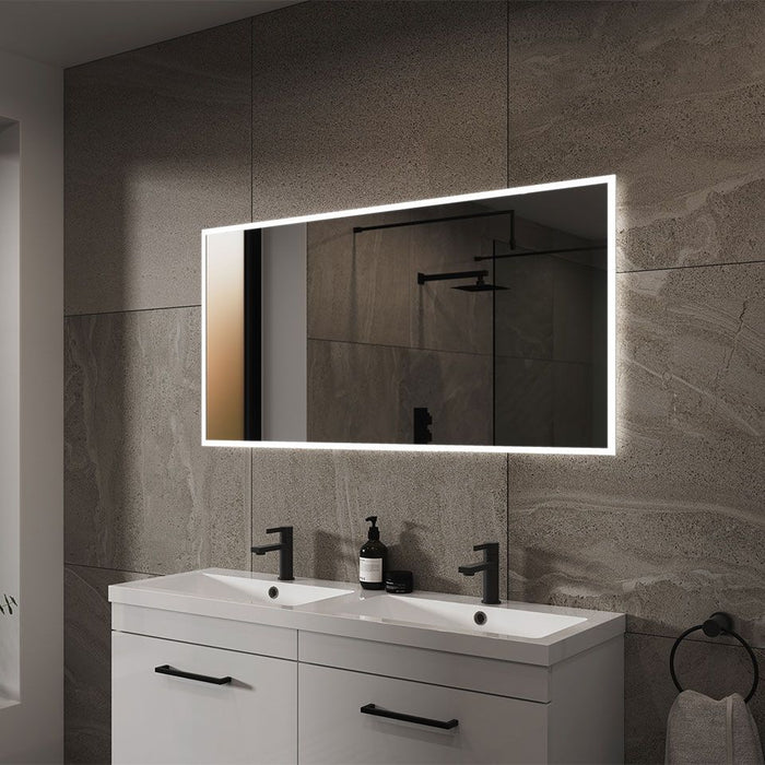 Linea G900 900 x 600 Backlit LED Mirror with Infrared Sensor, Shaver Socket & Demister