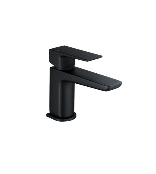 ATC Olsen Mini Mono Basin Mixer inc. Click Waste - Matt Black