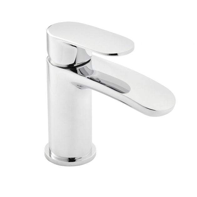 Kartell KVIT Verve Mono Basin Mixer with Click Waste - Chrome