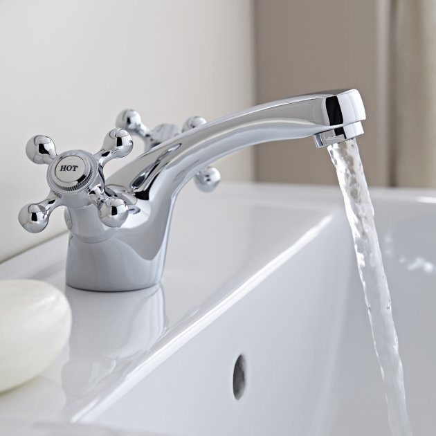 Kartell KVIT Viktory Mono Basin Mixer with Click Waste - Chrome ...