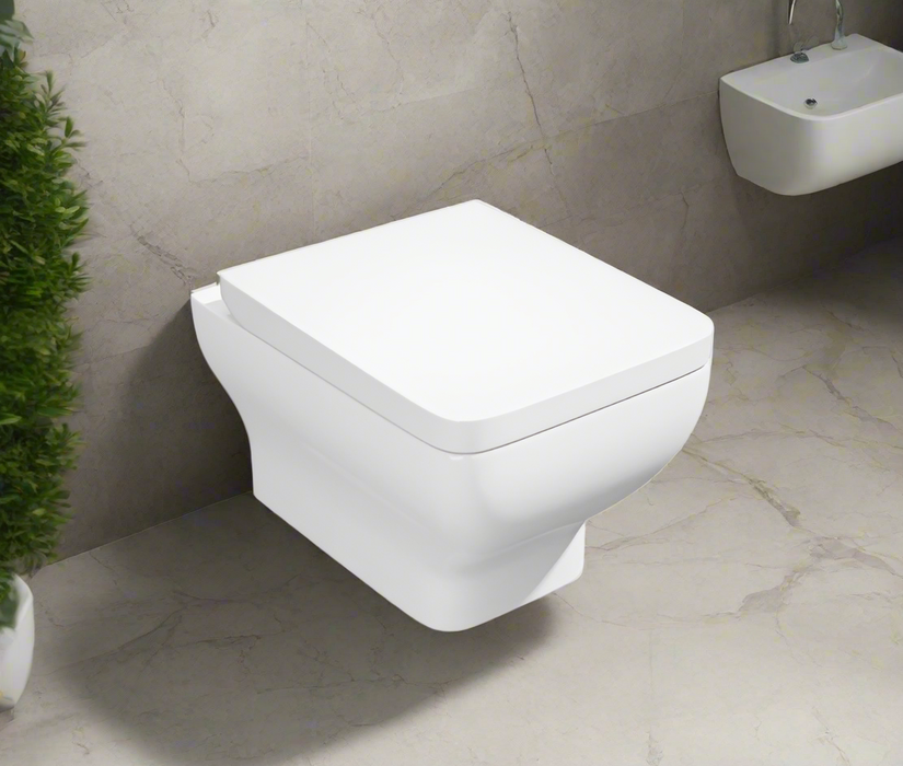 Kartell KVIT Options 600 Wall Hung WC Pan with Soft Close Seat