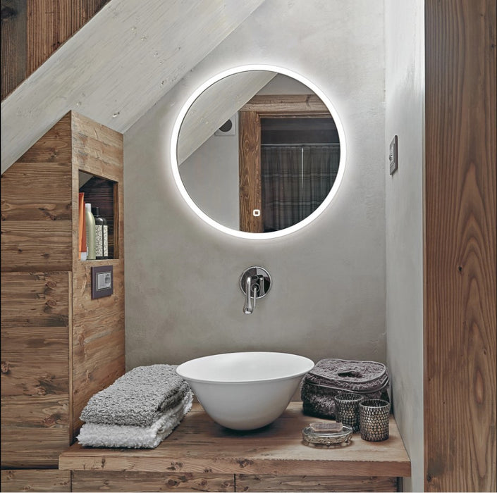 HIB Sphere 800mm LED Round Bathroom Mirror