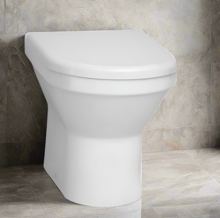 Kartell KVIT Style Back to Wall WC Pan with Soft Close Seat