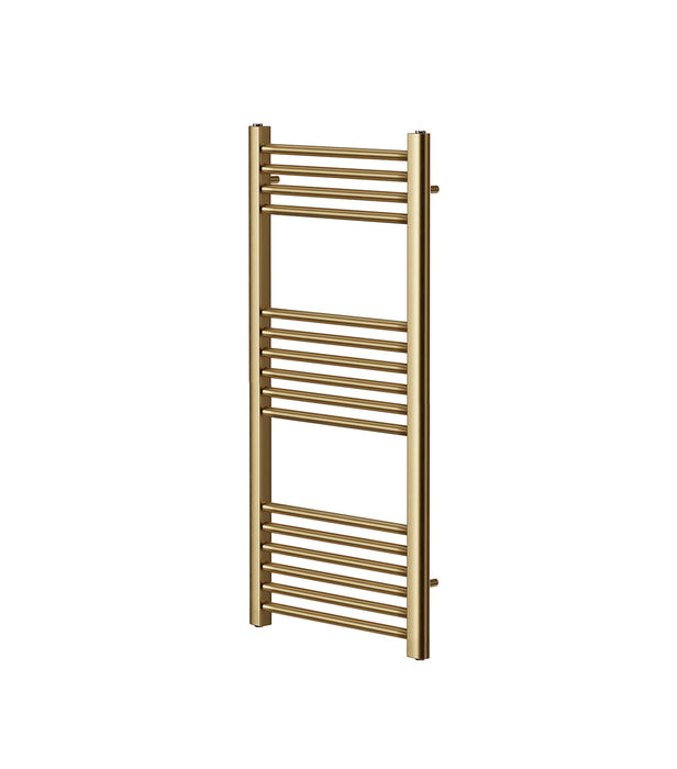 Banyetti Aureli 1000 x 500 Ladder Towel Rail Radiator  - Brushed Brass