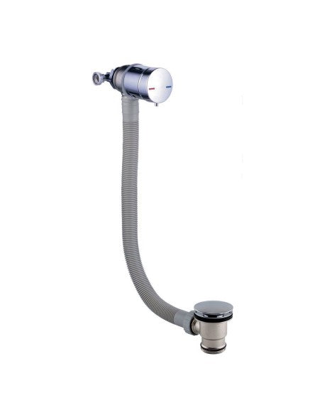 Kraft Lusso Bath Filler and Overflow - Chrome