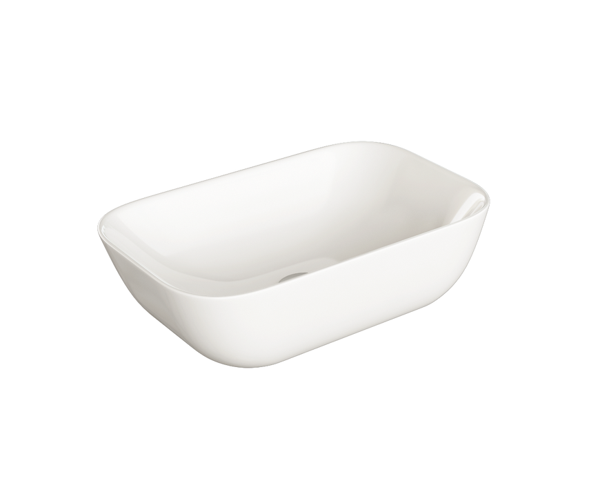 Banyetti Zeus 455mm Countertop Basin - Gloss White