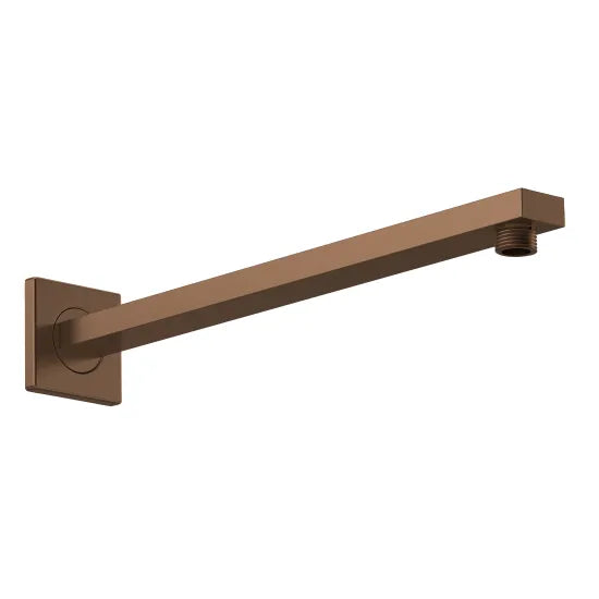 ROMA Brushed Bronze Square Wall Mounted Shower Arm