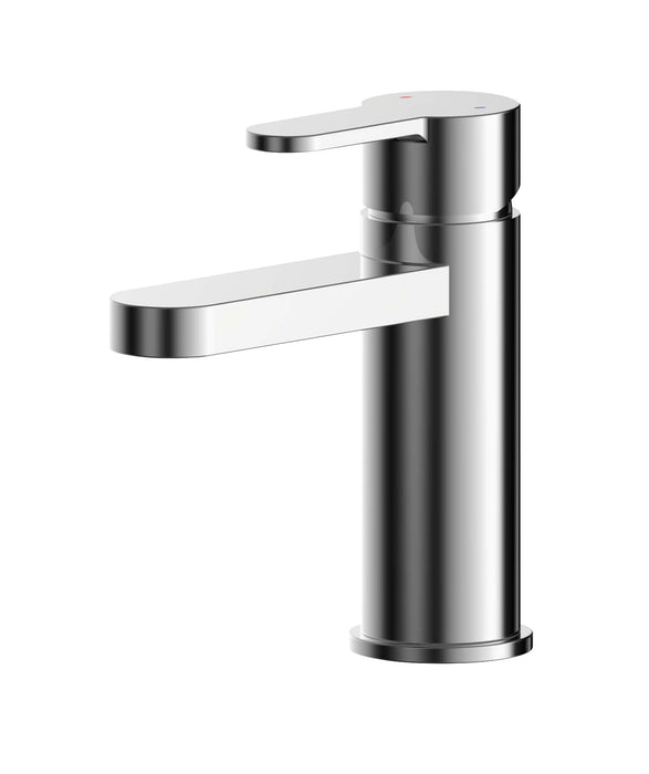 ROMA Arvan Mini Mono Basin Mixer with Push Button Waste - Chrome