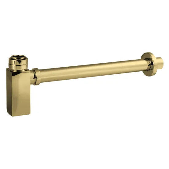 ROMA Brushed Brass Square Minimalist Bottle Trap