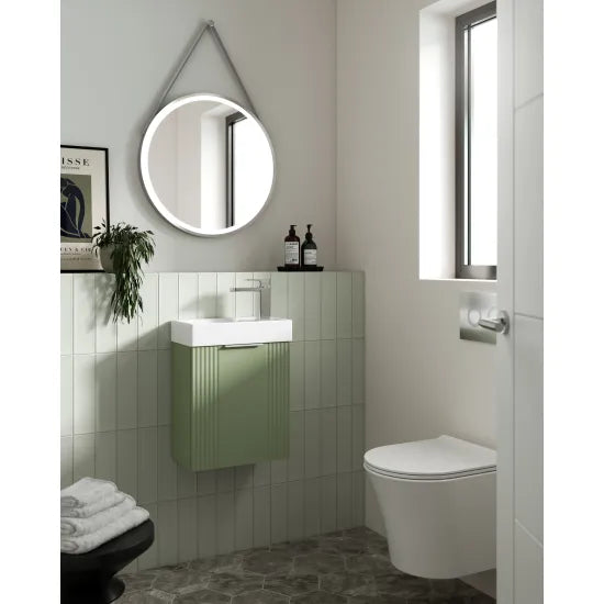 ROMA Freya Wall Hung Rimless Toilet Pan & Soft Close Seat