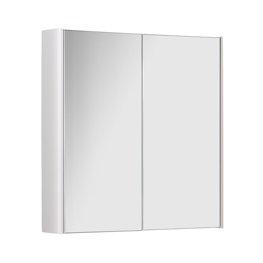 Kartell KVIT Options 600mm Mirror Cabinet - White Gloss — Bathroom Nation