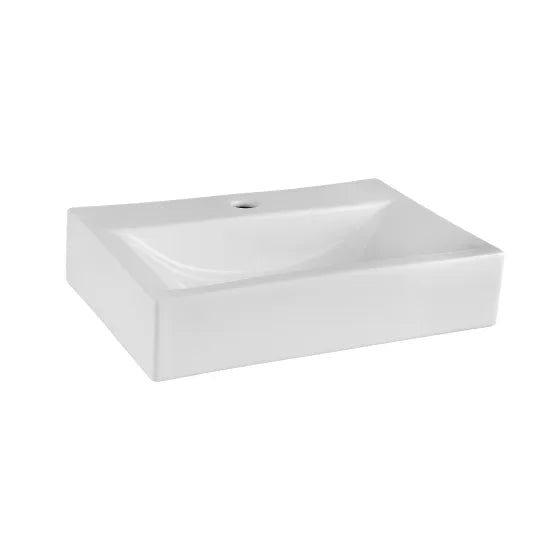 ROMA Ceramic Rectangular Countertop Basin