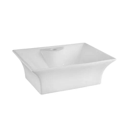 ROMA Ceramic Rectangular Countertop Basin