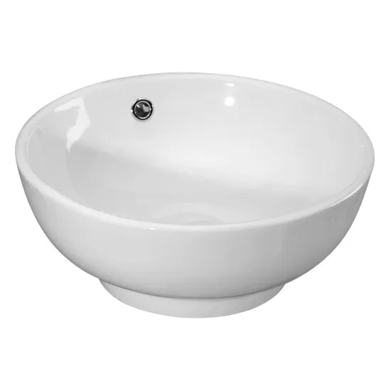 ROMA Ceramic Round Countertop Basin 410 x 410 x 175mm