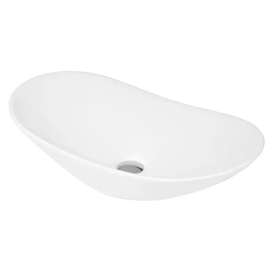 ROMA Ceramic Oval Countertop Basin 615 x 360 x 155mm