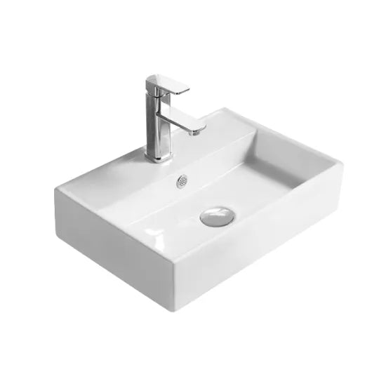 ROMA Ceramic Rectangular Countertop Basin 500 x 350 x 120mm