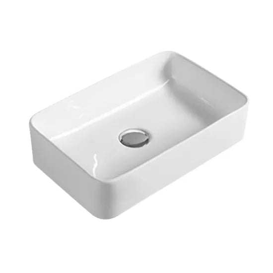 ROMA Ceramic Rectangular Countertop Basin 365 x 235 x 120mm