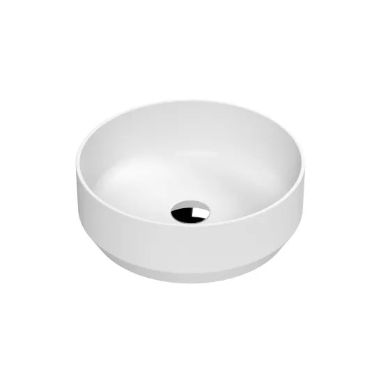 ROMA Luxe Matt White Round Countertop Basin 350 x 350 x 120mm