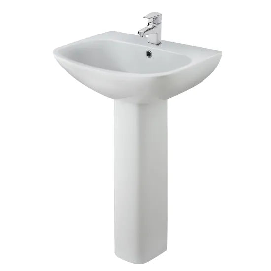 ROMA Ava 545mm Basin & Pedestal