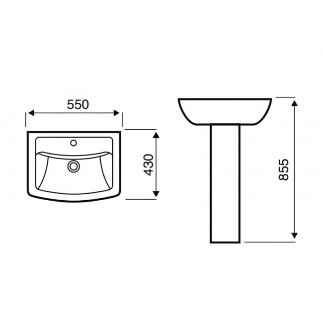 Kartell KVIT Pure Full Pedestal