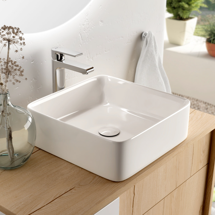 Banyetti Hades 365mm Countertop Basin - Gloss White