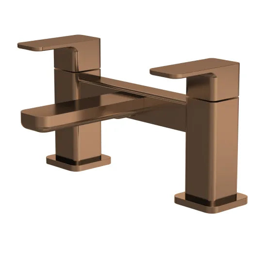 ROMA Windon Brushed Bronze Deck Mounted Bath Filler