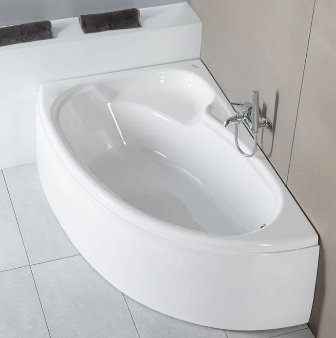 Carron Dove 1550mm x 950mm Corner Bath - Left Hand