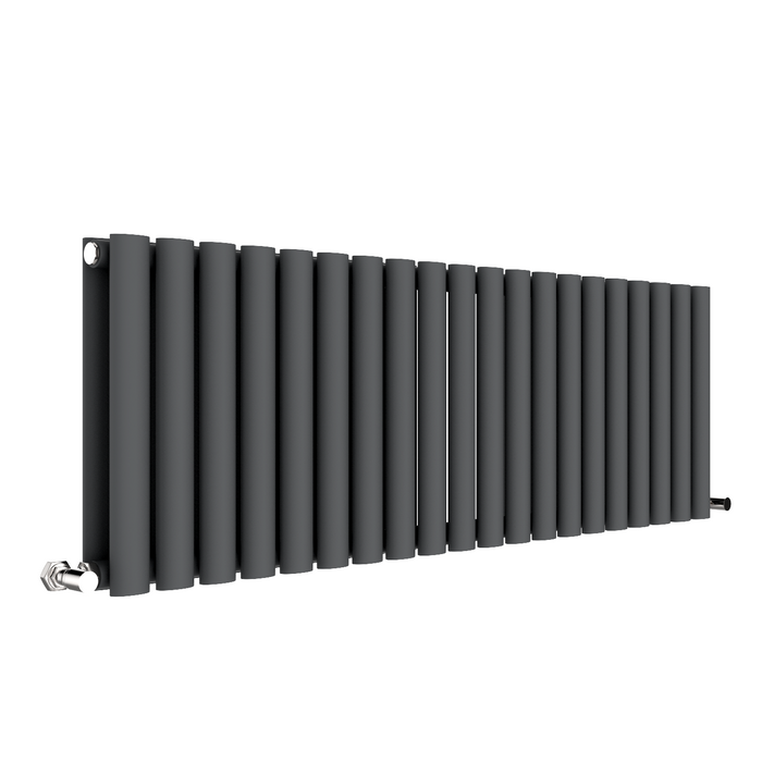 SENA Dura Compact Double Panel Horizontal Radiator - Anthracite Grey (Choose Size)
