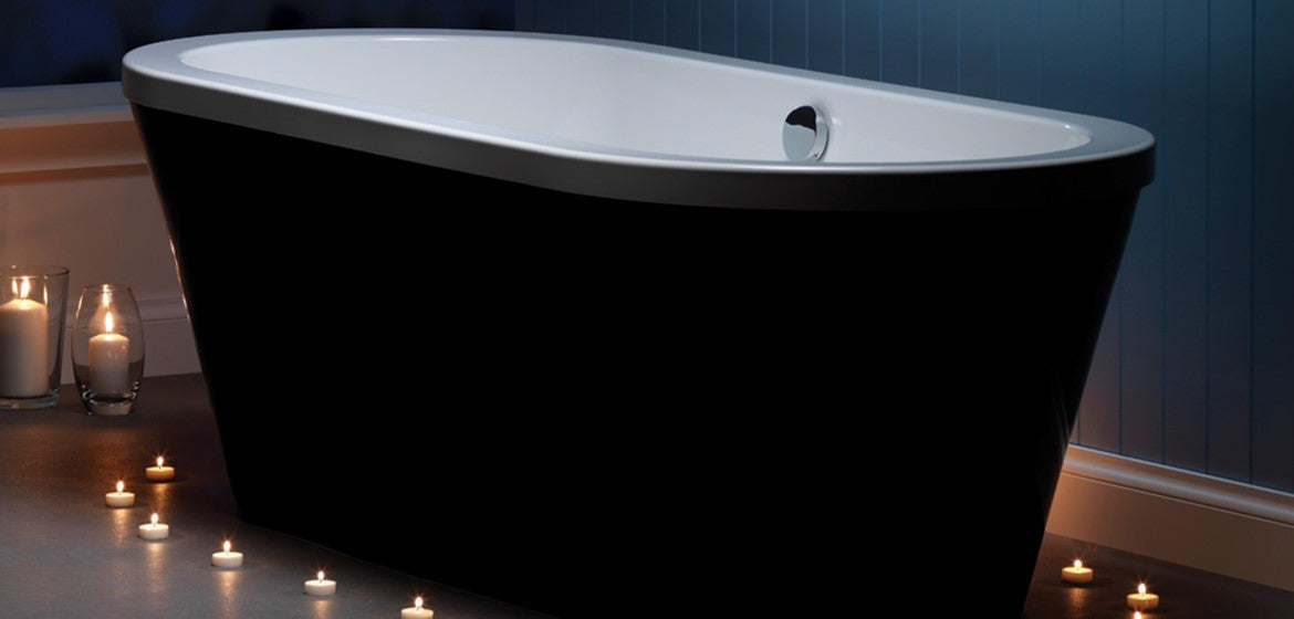 Carron Halycon Oval 1750mm x 800mm Freestanding Bath - Choose Colour