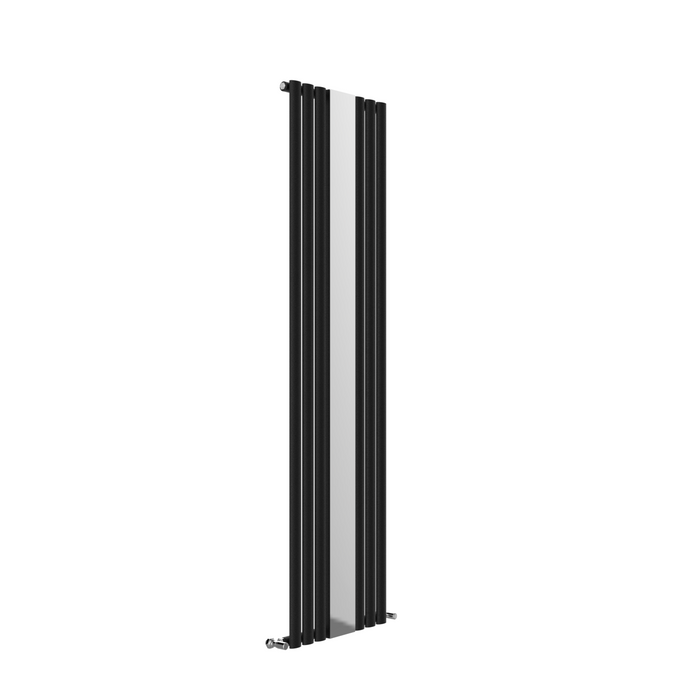 SENA Impresso Noir 1800mm x 500mm Mirror Radiator - Noir Matt Black