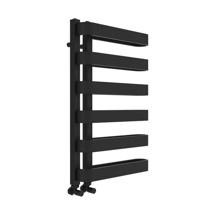 SENA Deluxe Noir 850mm x 500mm Towel Radiator - Noir Matt Black