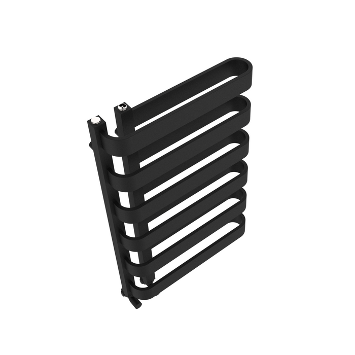 SENA Deluxe Noir 850mm x 500mm Towel Radiator - Noir Matt Black