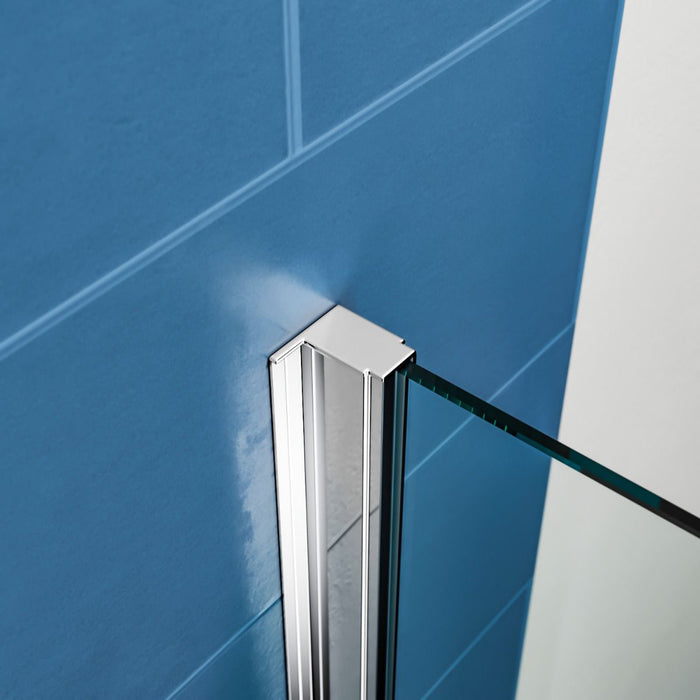 Linea 1300 Sliding Shower Door 6mm Clear Glass  - Chrome