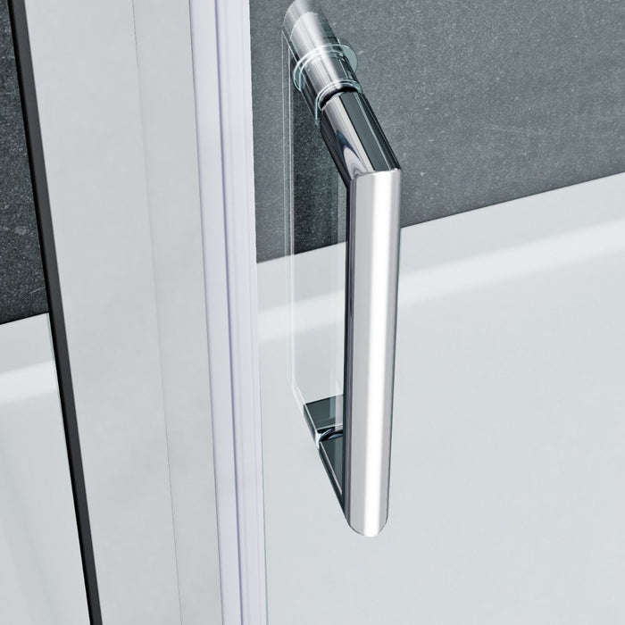 Linea 1000 Sliding Shower Door 8mm Clear Glass  - Chrome