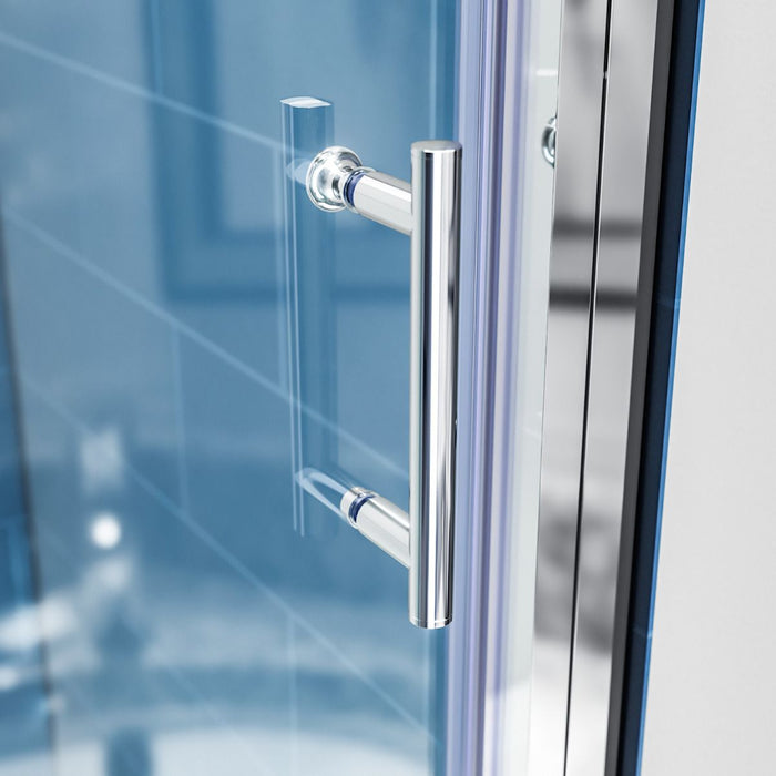 Linea 1500 Sliding Shower Door 6mm Clear Glass  - Chrome