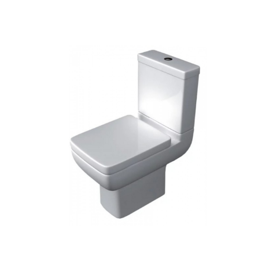 Kartell KVIT Options 600 Close Coupled Back to Wall WC Pan with Soft Cose Seat