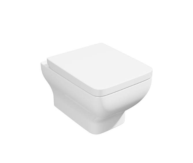 Kartell KVIT Options 600 Wall Hung WC Pan with Soft Close Seat