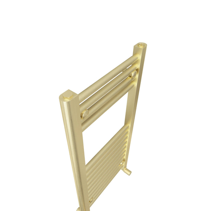 SENA Tivoli 800mm x 350mm Towel Radiator - Brushed Brass