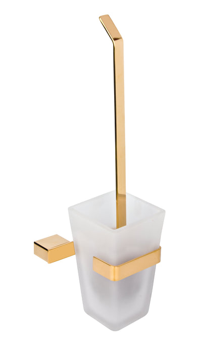 Primo Toilet Brush Holder - Polished Gold