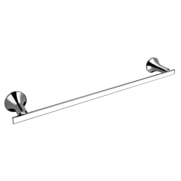 Banyetti Ariano Round 500mm Single Towel Rail - Chrome