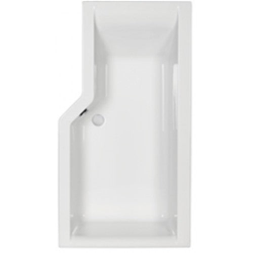 Carron Urban Edge 1675mm Shower Bath - Right Hand